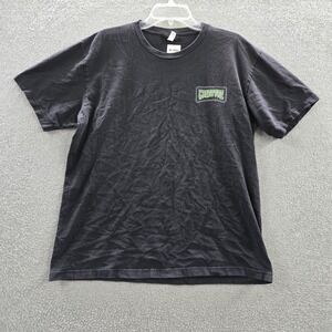 VINTAGE Creature Men Shirt M Black Y2K Skate Short Sleeve Tee